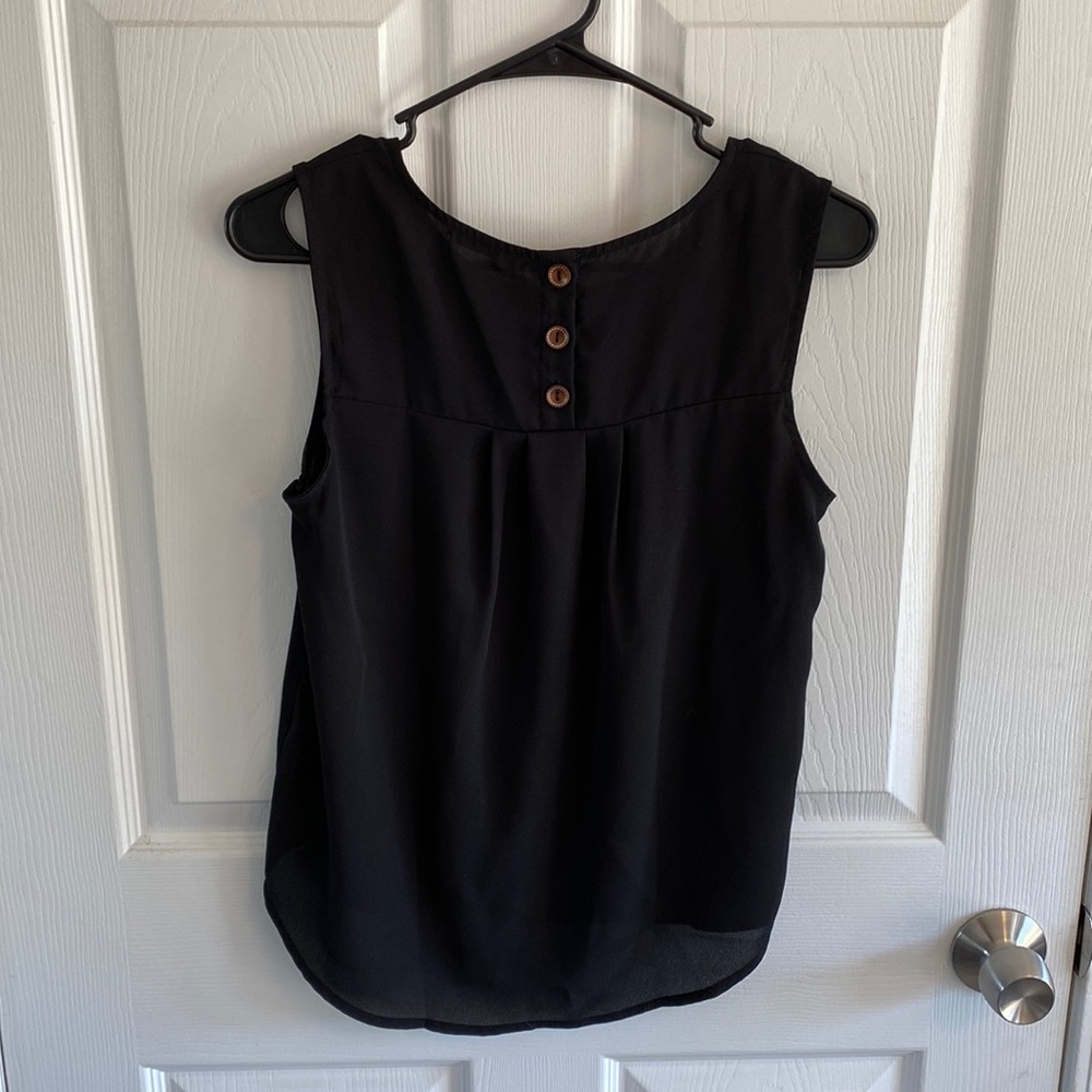 Active USA Black Blouse